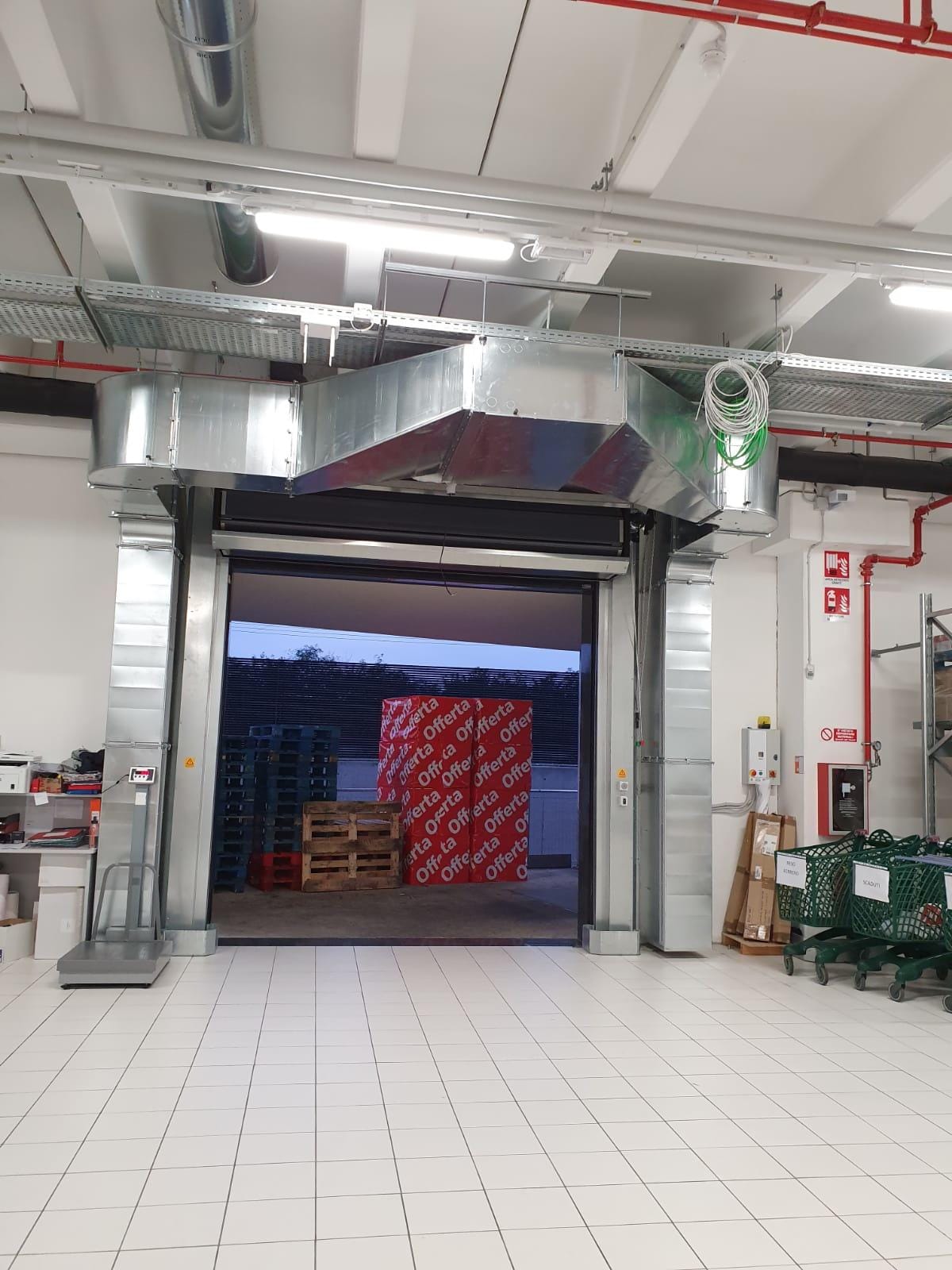 Ventilație pentru zonă de recepție marfă